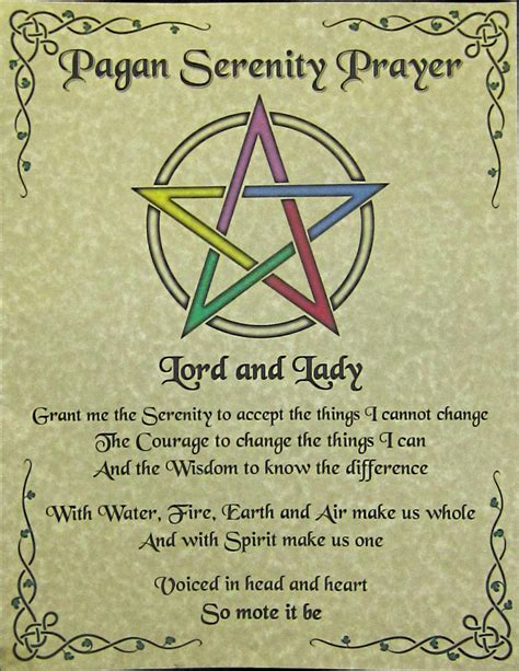 Wiccan prayer for solace